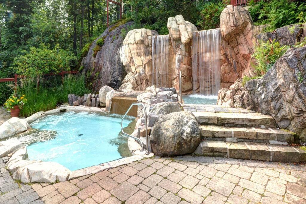 Les Eaux - 2Bdrs W Pool & Hot Tub Near Village 5 Mont-Tremblant Exterior foto